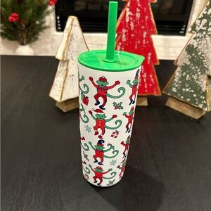 ❤️Roller Rabbit Starbucks❤️ Monkey Mas
Stainless Steel Cold Cup Limited Edition